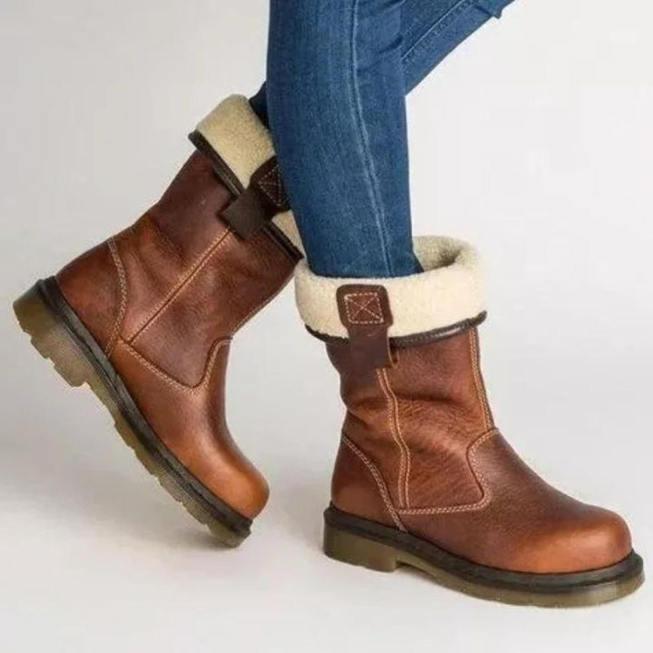 Novasia | Women's Lined Leather Boots — 1