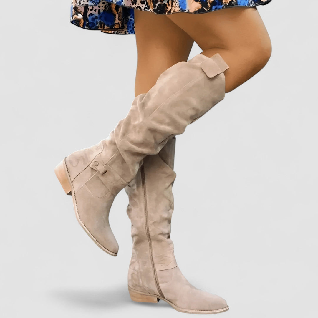Odelelle | Women's Knee High Boots Slouch Everyday Wear