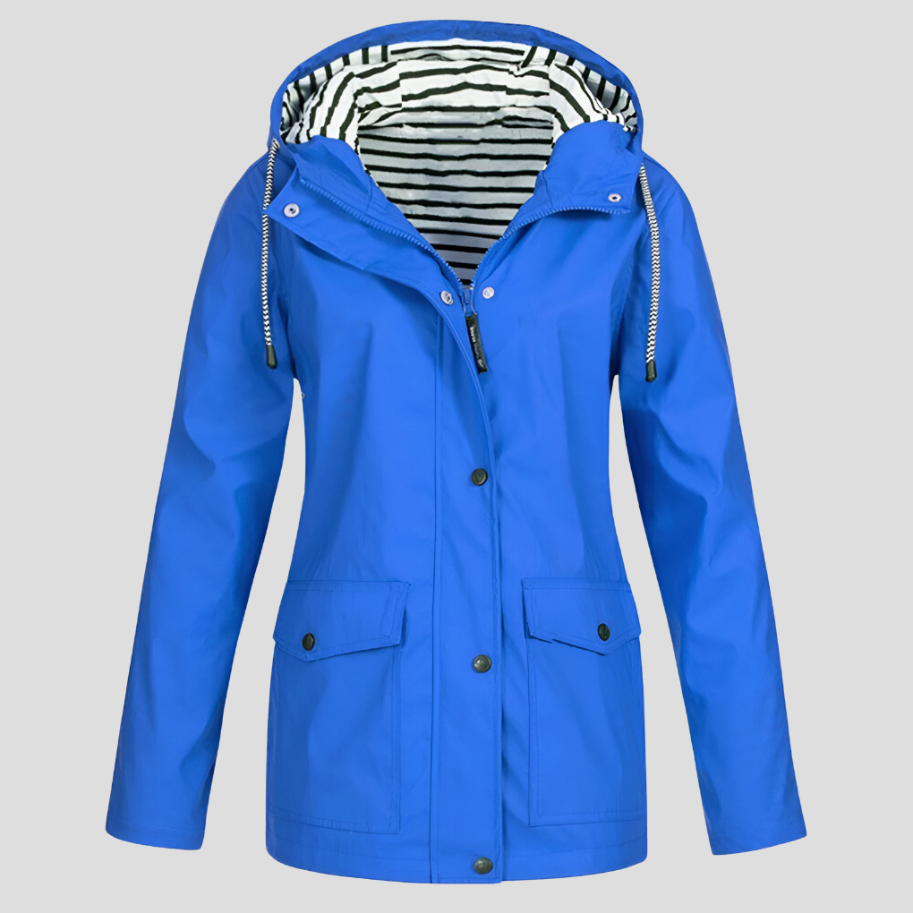 Ondaine | Women's Insulated Wind and Waterproof Jacket — Blue