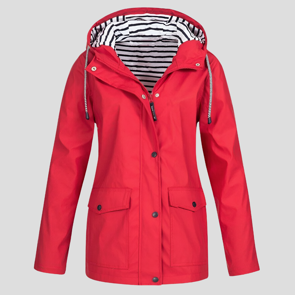 Ondaine | Women's Insulated Wind and Waterproof Jacket — Red