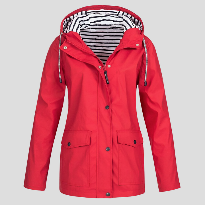 Ondaine | Women's Insulated Wind and Waterproof Jacket — Red