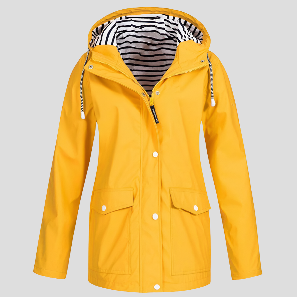 Ondaine | Women's Insulated Wind and Waterproof Jacket — Yellow