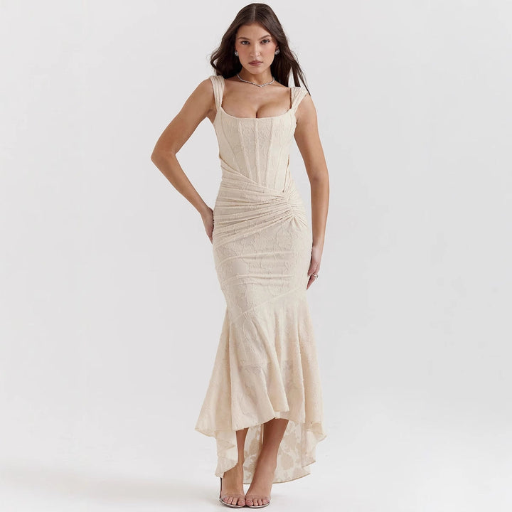 Braelynn | Elegant One-Shoulder Mermaid Evening Dress with Ruched Waist