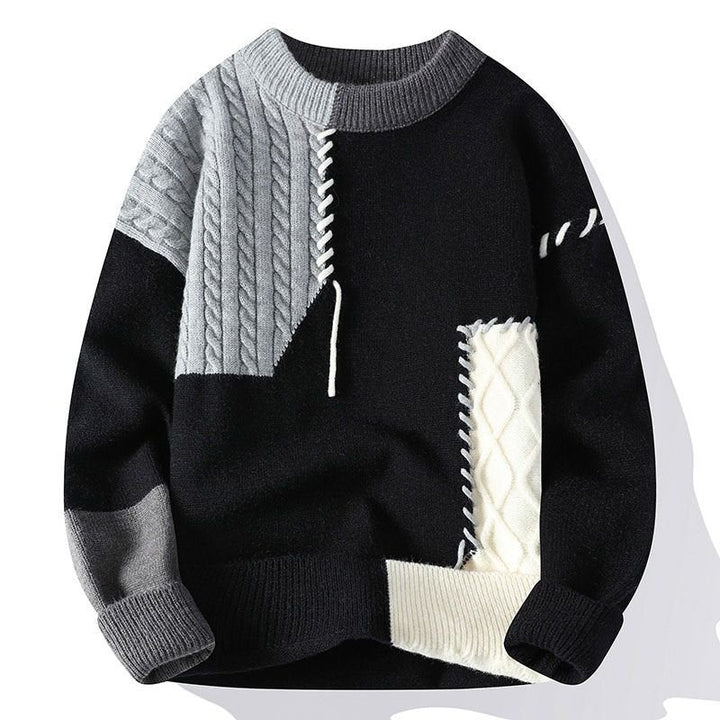 Oriamira | Women's Wool-Blend Patch Knit Sweater