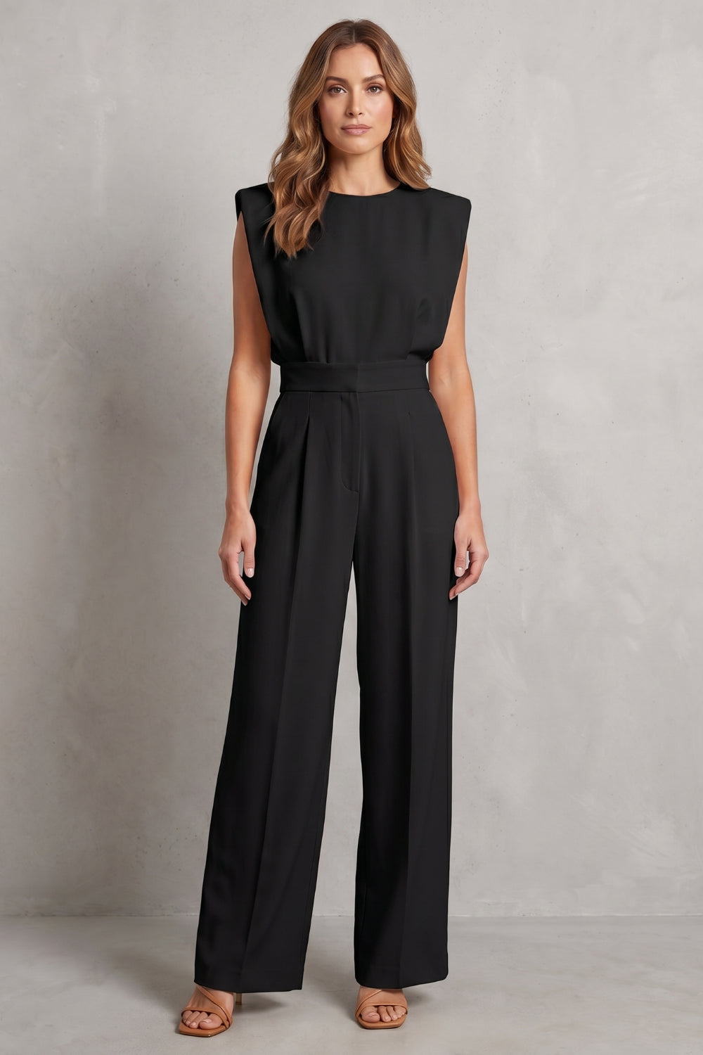 Oriwynn — Sleeveless Wide-Leg Jumpsuit