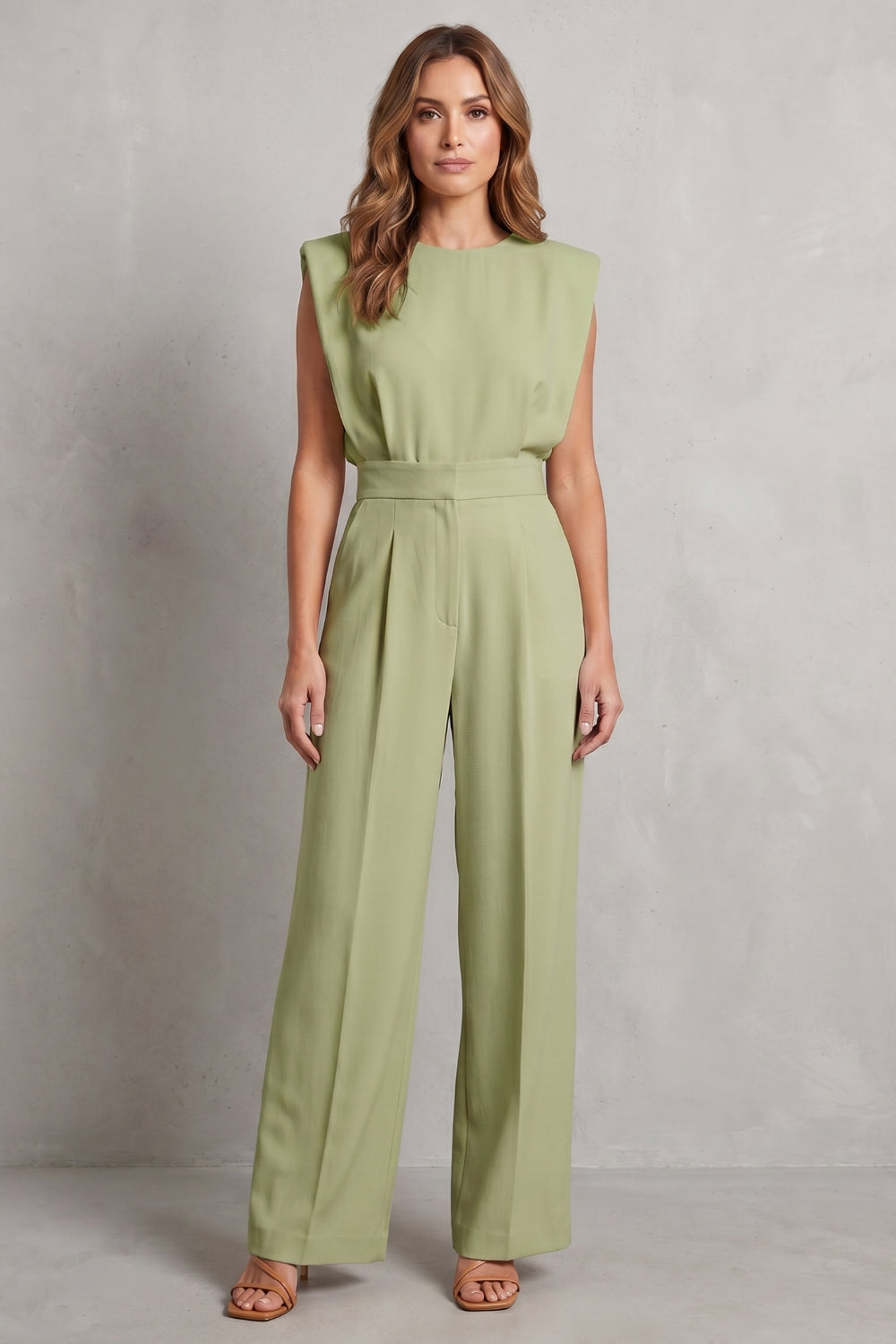 Oriwynn — Sleeveless Wide-Leg Jumpsuit