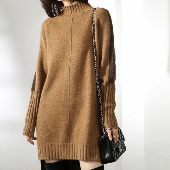 Pietdessa | Women's Cashmere-Blend Striped Sweater Dress