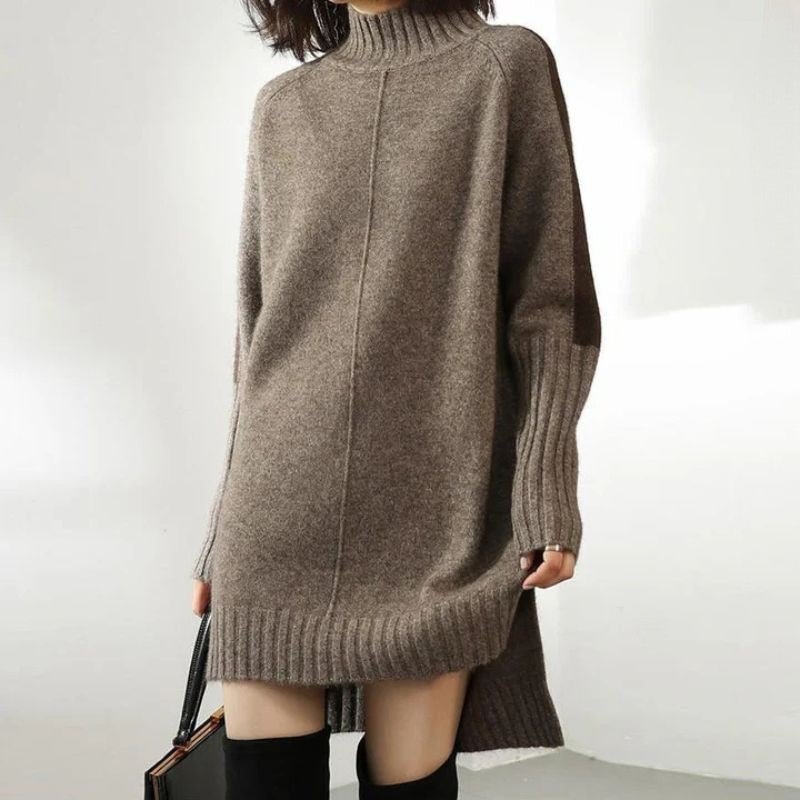 Pietdessa | Women's Cashmere-Blend Striped Sweater Dress