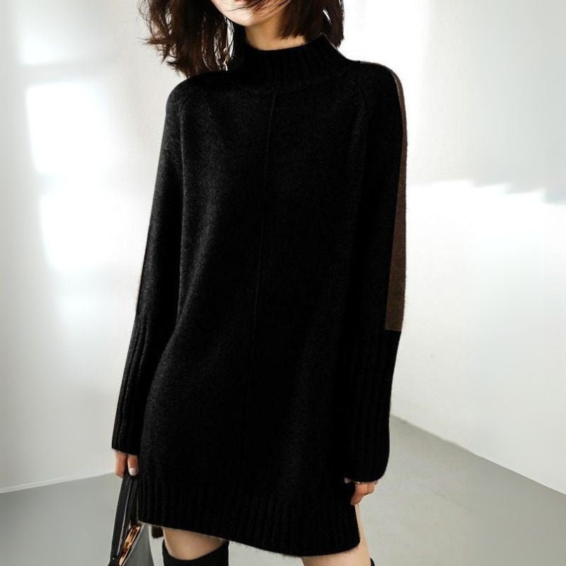 Pietdessa | Women's Cashmere-Blend Striped Sweater Dress