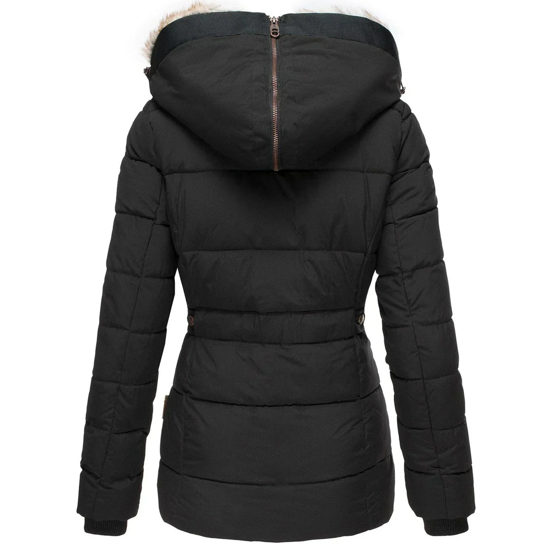 Pietstine | Women's Water Resistant Fur Hood Parka – Fleece Lined Jacket — 2