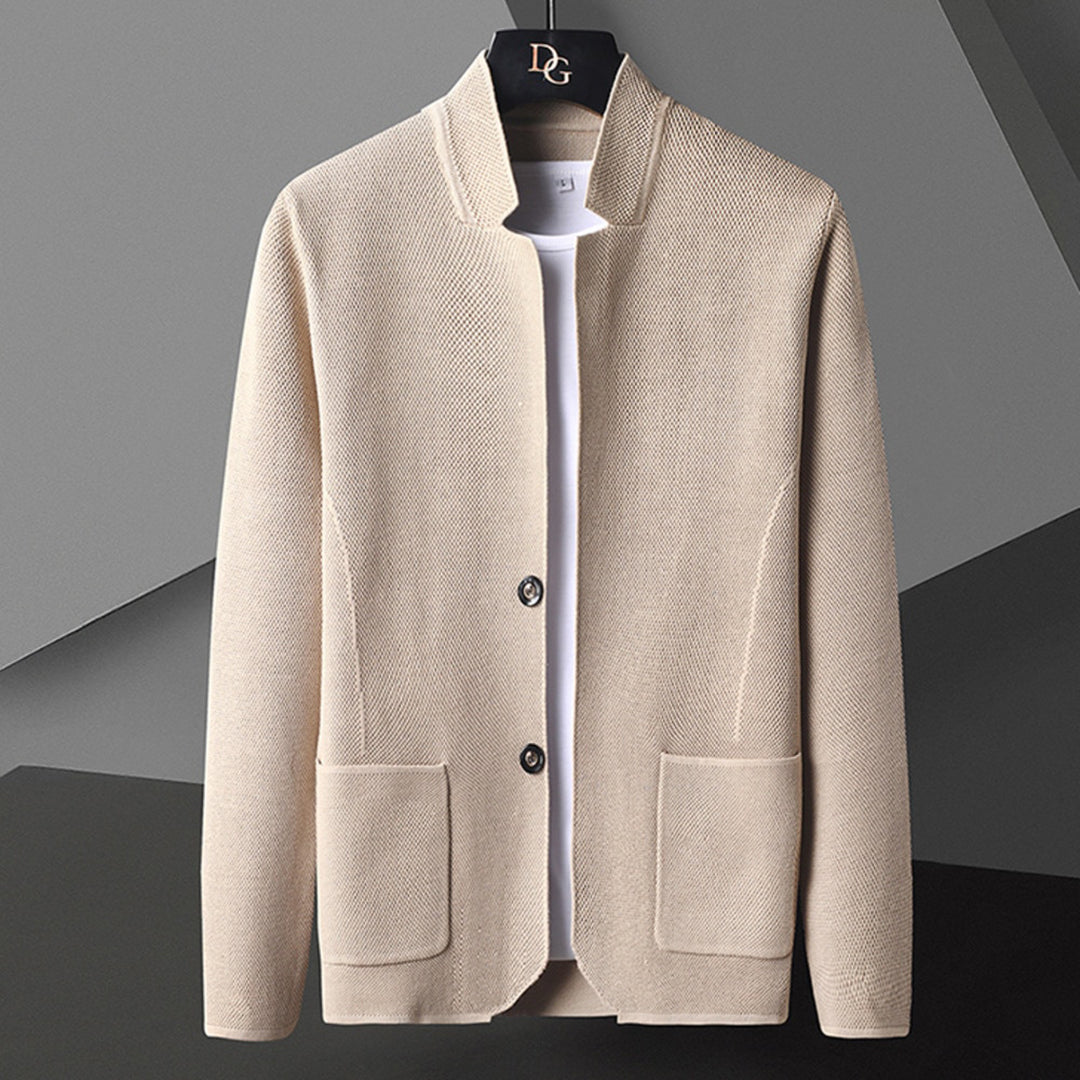 Reginald | Men's Lightweight Casual Button-Down Jacket for Men — Khaki