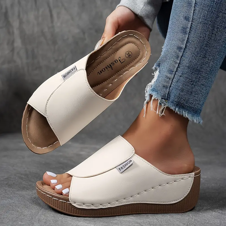 Renata | Women's Casual Stretch Orthopaedic Pain Relief Shoes Tops — White
