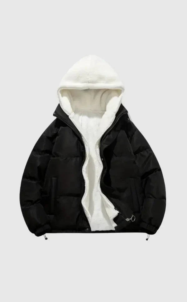 Renethlia | Women's Puffer Jacket Sherpa Lined Winter Outdoor