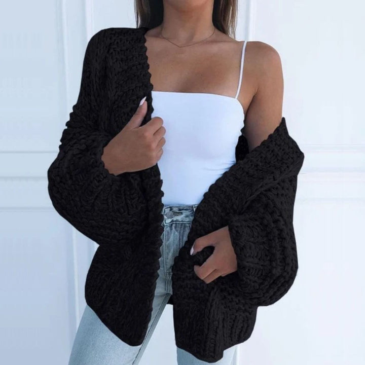 Rillaara | Women's Cardigan Chunky Knit Oversized Cozy Everyday Wear