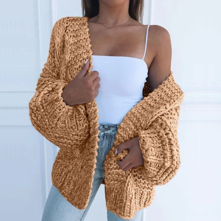 Rillaara | Women's Cardigan Chunky Knit Oversized Cozy Everyday Wear