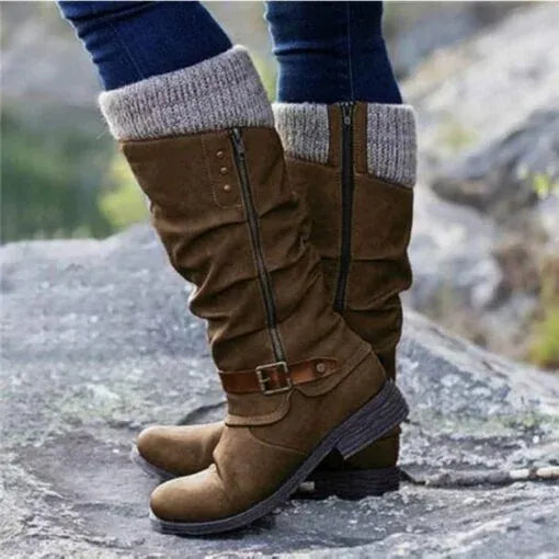 Selara | Women's Orthopedic Boots — Brown