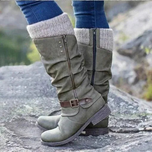 Selara | Women's Orthopedic Boots — Gray