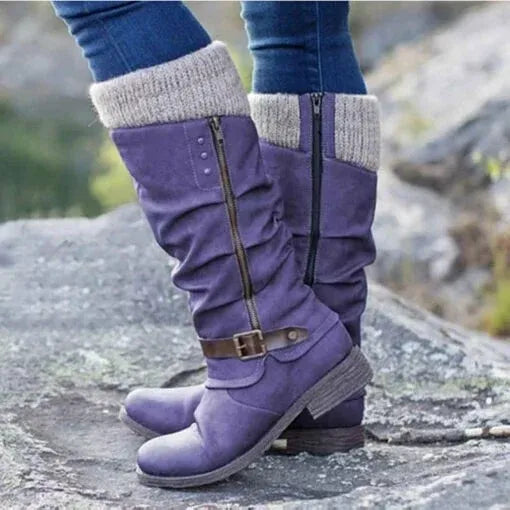 Selara | Women's Orthopedic Boots — Purple