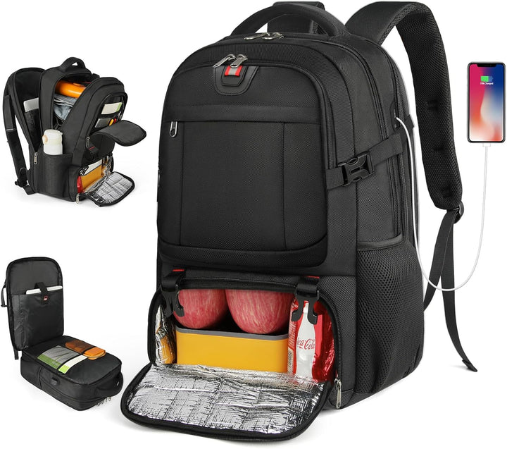 Seldora | Women's Casual Stretch Extra-Large Travel Backpack with USB Port and Insulated Compartment Tops — 1