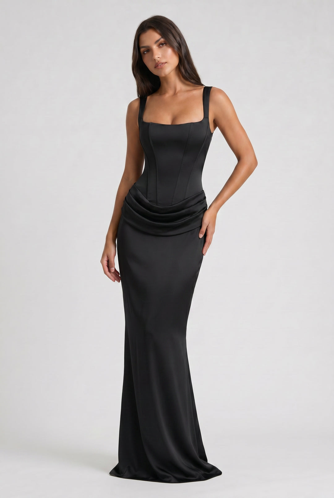 Selstine | Corset Mermaid Maxi Dress | Wedding Guest Formal Dress