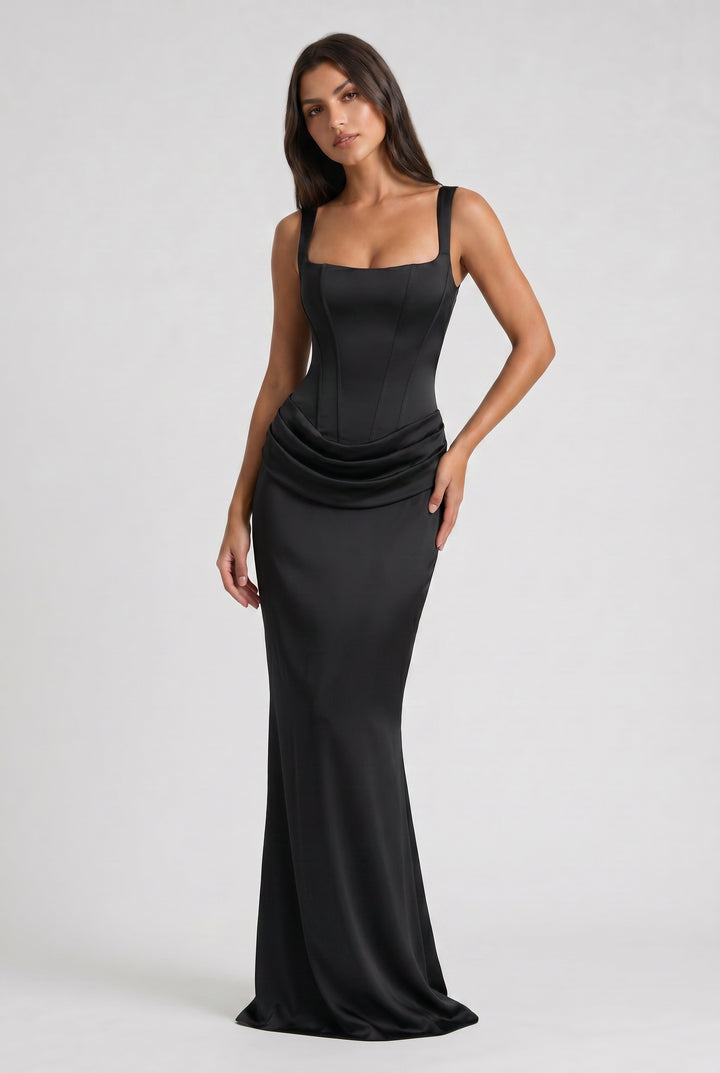 Selstine | Corset Mermaid Maxi Dress | Wedding Guest Formal Dress