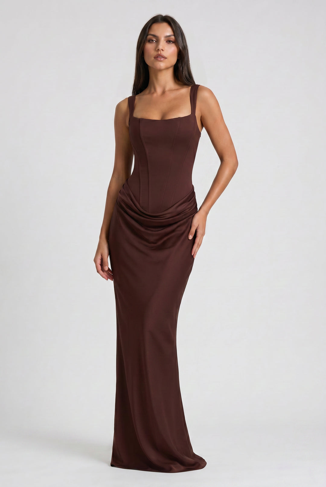 Selstine | Corset Mermaid Maxi Dress | Wedding Guest Formal Dress