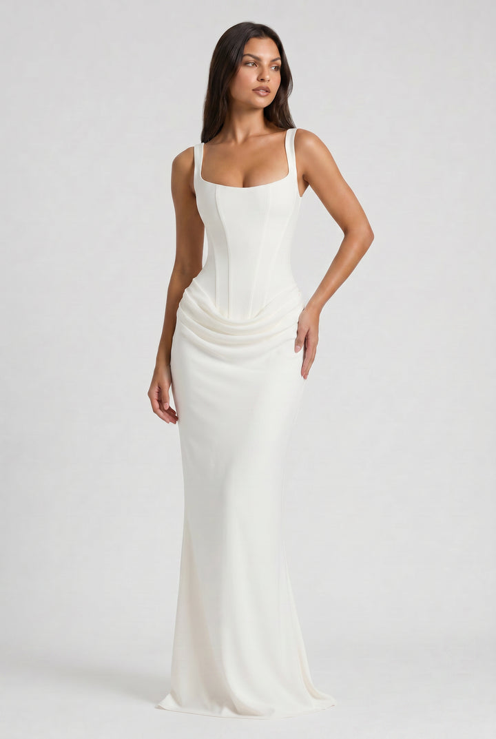Selstine | Corset Mermaid Maxi Dress | Wedding Guest Formal Dress