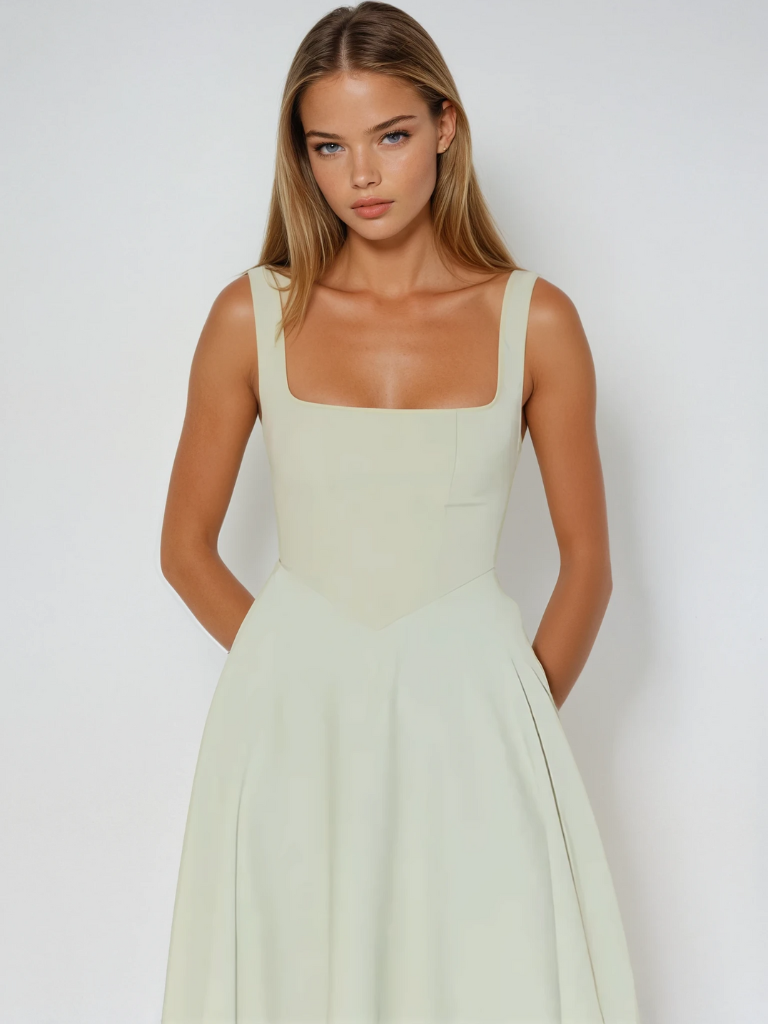 Sienna | Women's Wedding Guest Elegant Midi Dress Dresses — 2