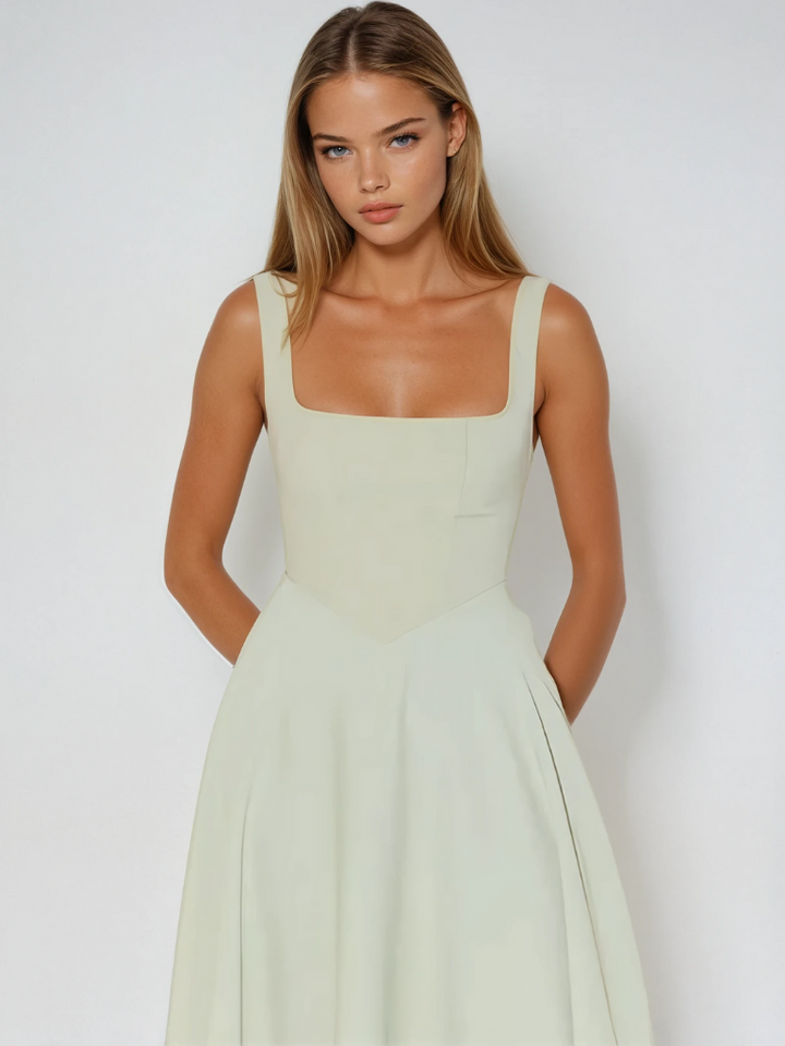 Sienna | Women's Wedding Guest Elegant Midi Dress Dresses — 2