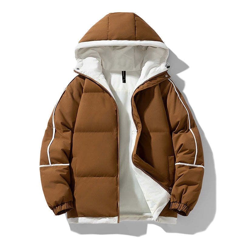 Solbelle | Women's Windbreaker Jacket | warm Parka Jacket — Coffee