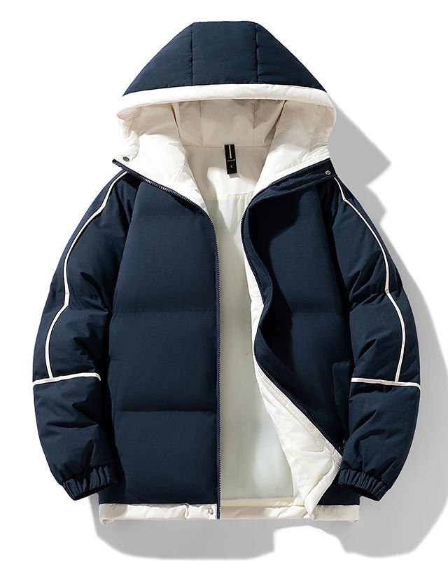 Solbelle | Women's Windbreaker Jacket | warm Parka Jacket — Dark Blue