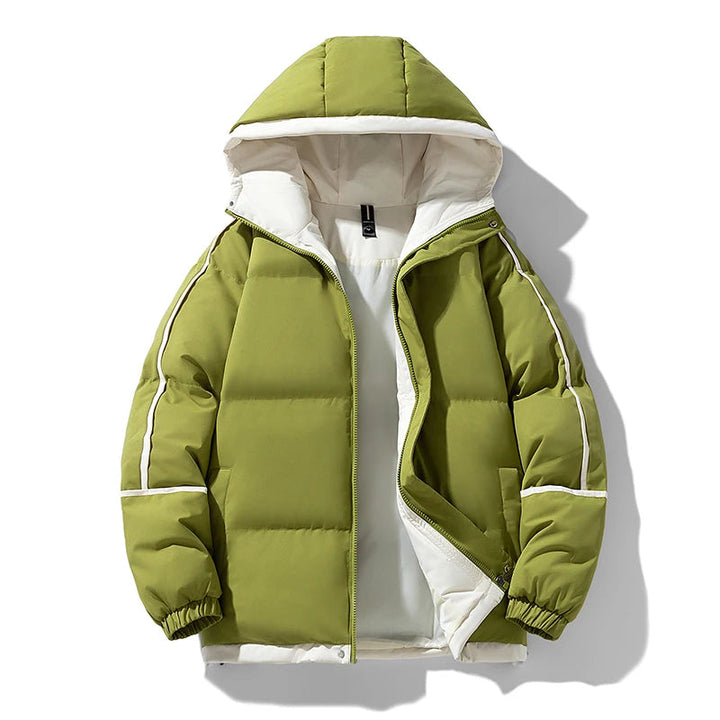 Solbelle | Women's Windbreaker Jacket | warm Parka Jacket — Mustard Green