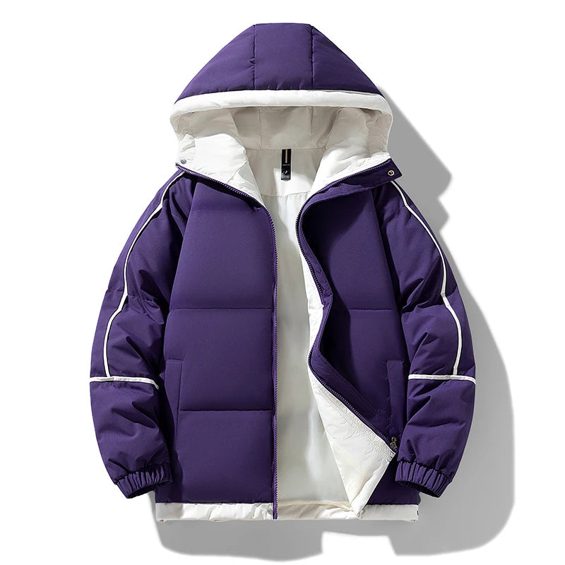 Solbelle | Women's Windbreaker Jacket | warm Parka Jacket — Purple