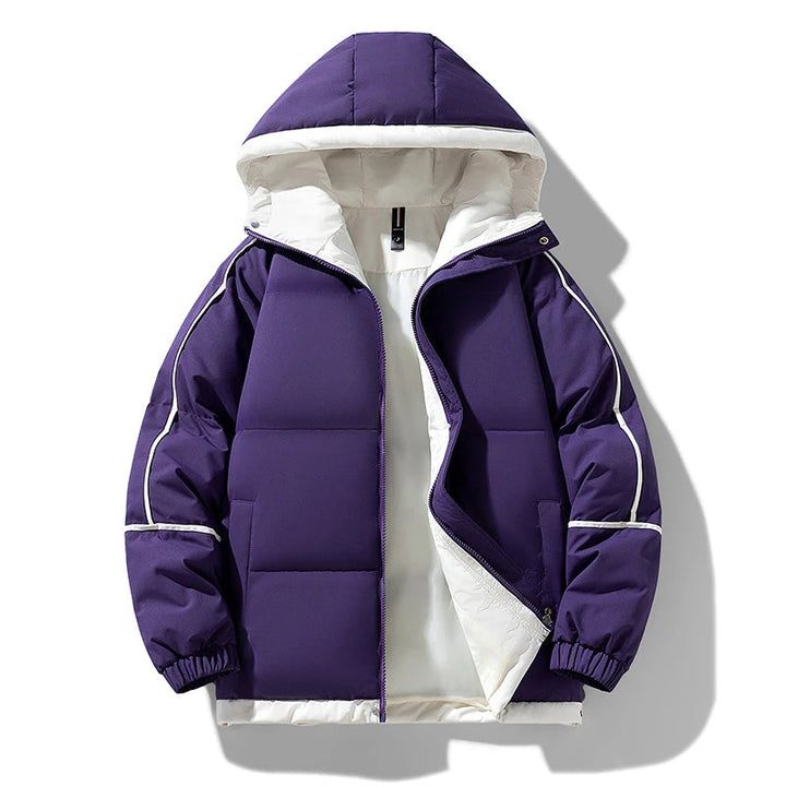 Solbelle | Women's Windbreaker Jacket | warm Parka Jacket — Purple