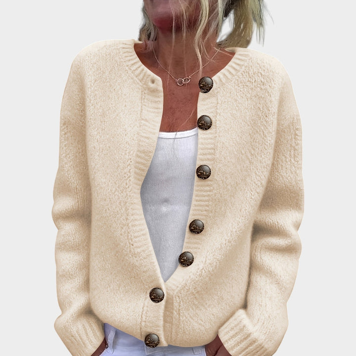 Tessaolde | Women's Chunky Knit Long Sleeve Cardigan