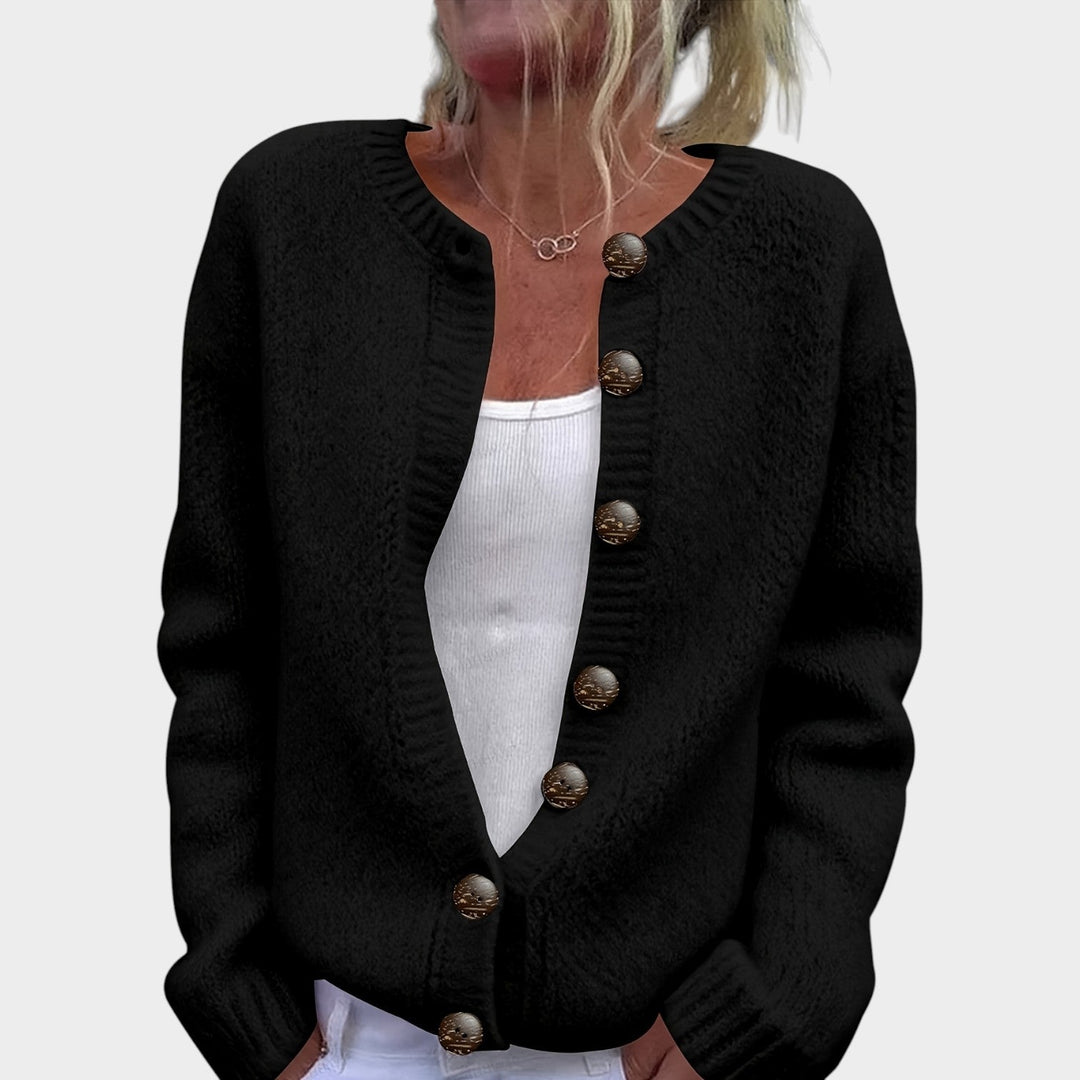 Tessaolde | Women's Chunky Knit Long Sleeve Cardigan