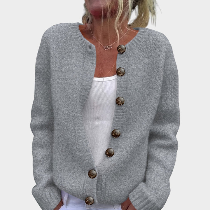 Tessaolde | Women's Chunky Knit Long Sleeve Cardigan