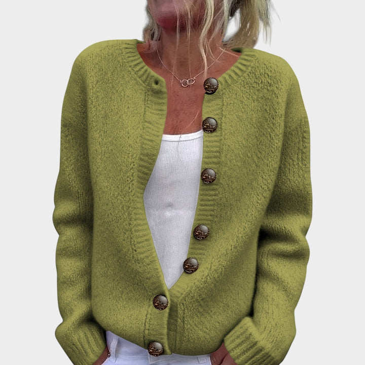 Tessaolde | Women's Chunky Knit Long Sleeve Cardigan