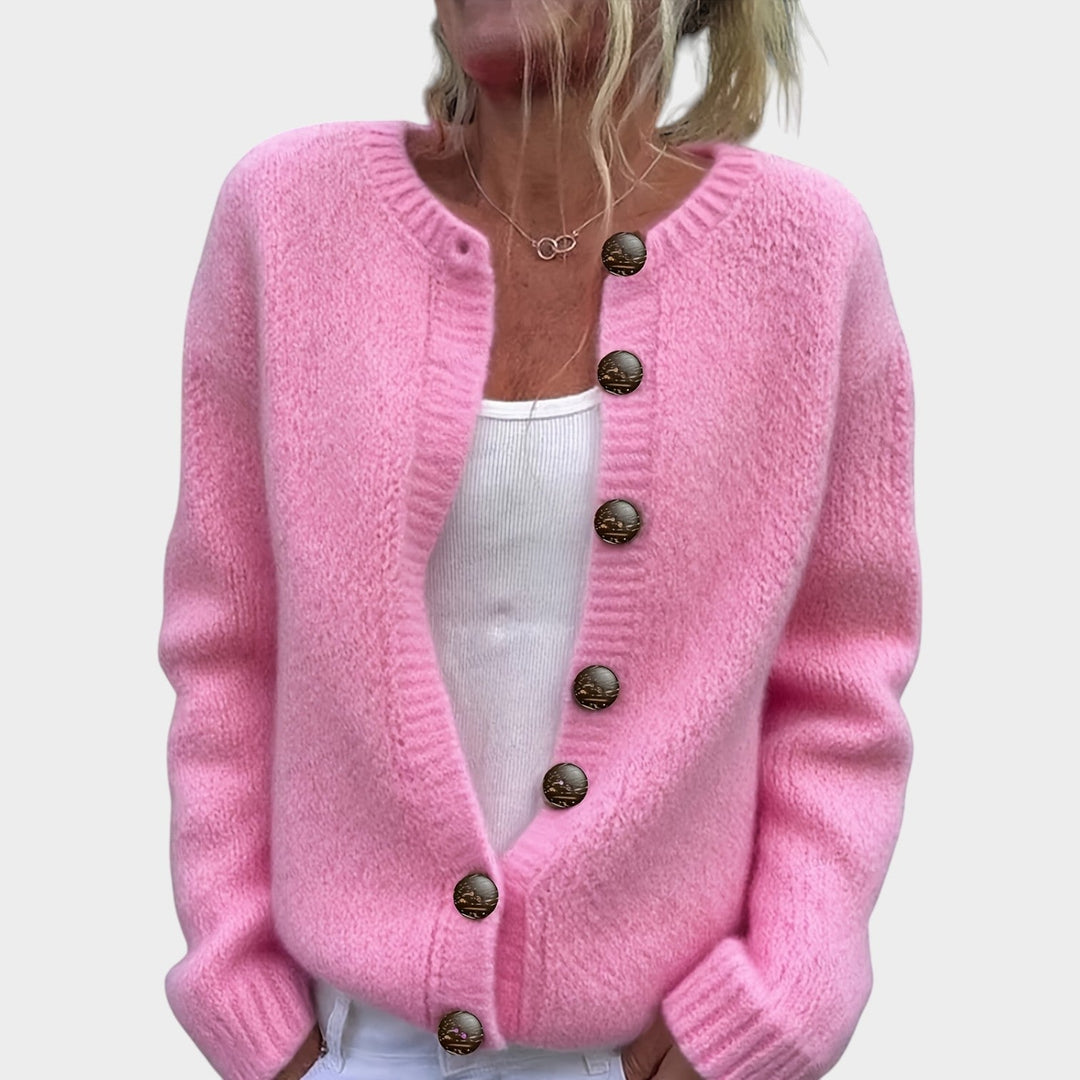 Tessaolde | Women's Chunky Knit Long Sleeve Cardigan