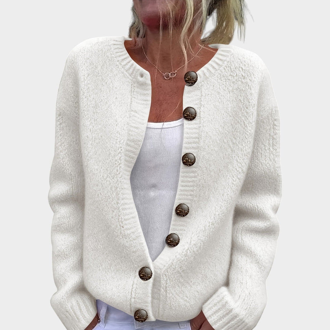 Tessaolde | Women's Chunky Knit Long Sleeve Cardigan
