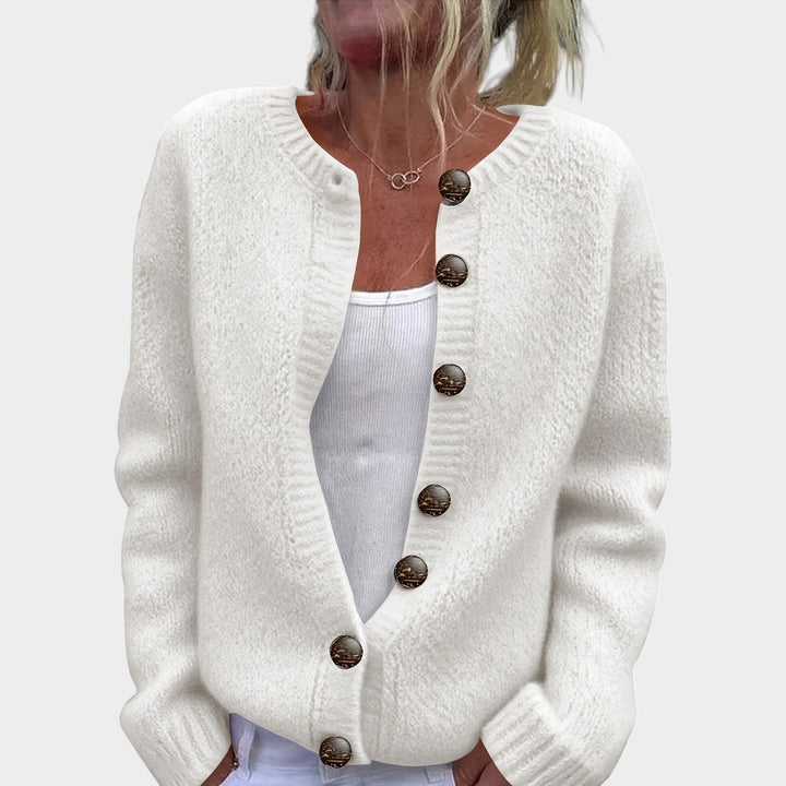 Tessaolde | Women's Chunky Knit Long Sleeve Cardigan
