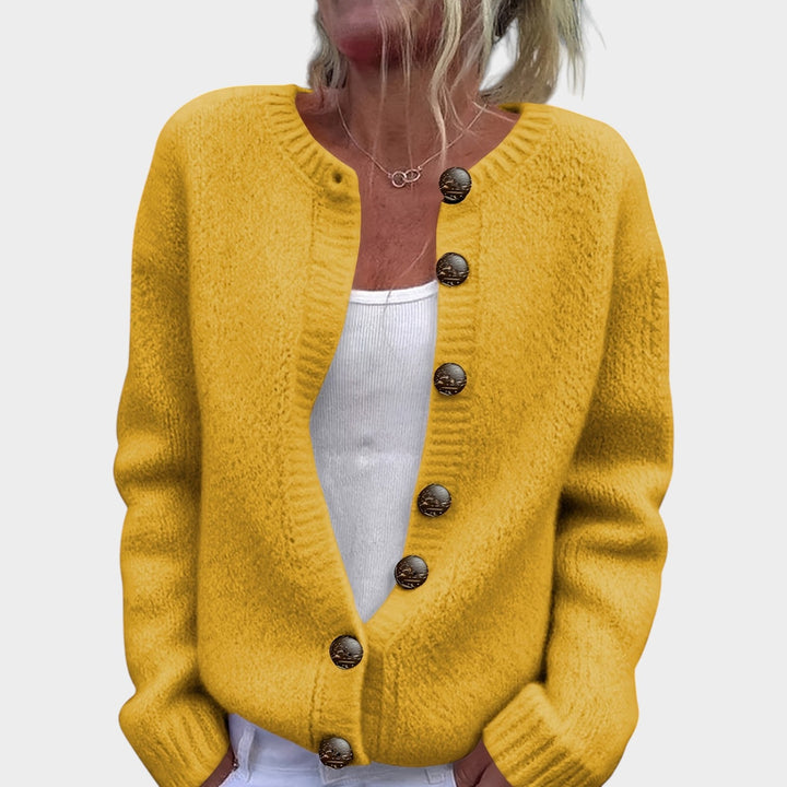Tessaolde | Women's Chunky Knit Long Sleeve Cardigan