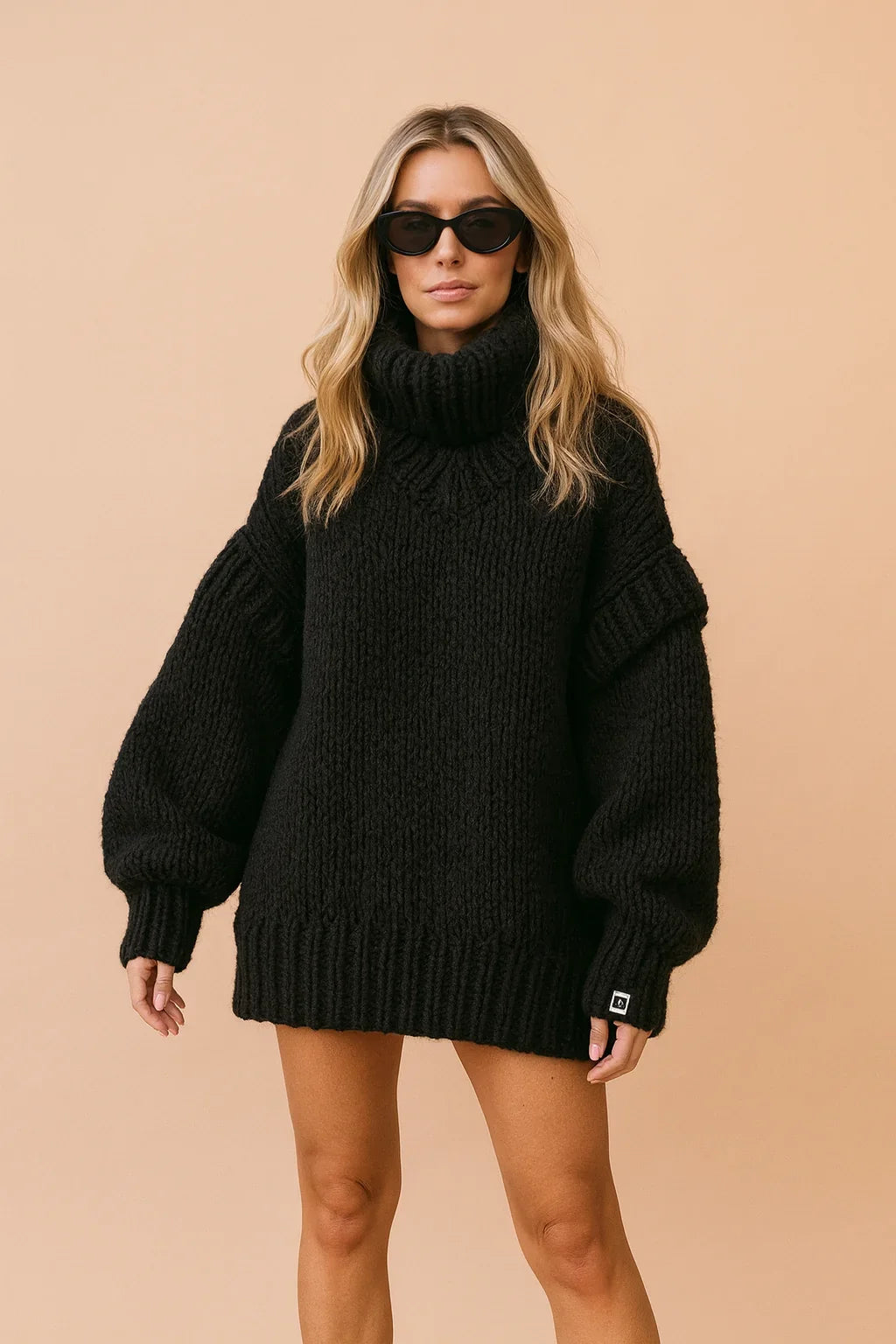 Thealia | Women's Turtleneck Sweater Warm Layering