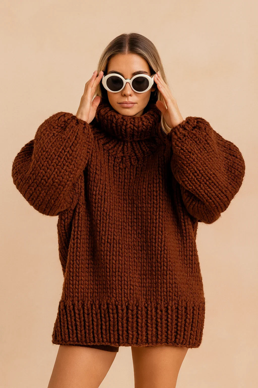 Thealia | Women's Turtleneck Sweater Warm Layering