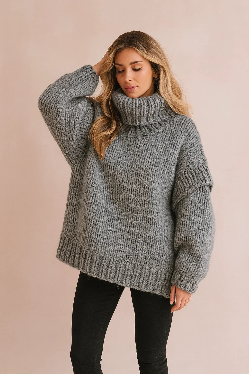 Thealia | Women's Turtleneck Sweater Warm Layering