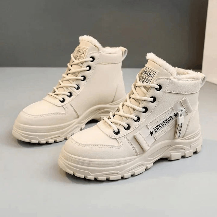 Tovaolde | Women's warm And Cozy Waterproof Boots — Beige