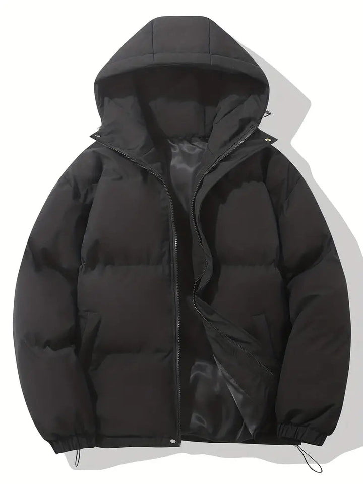 Unareth | Women's Puffer Jacket Quilted Hooded Winter Outdoor