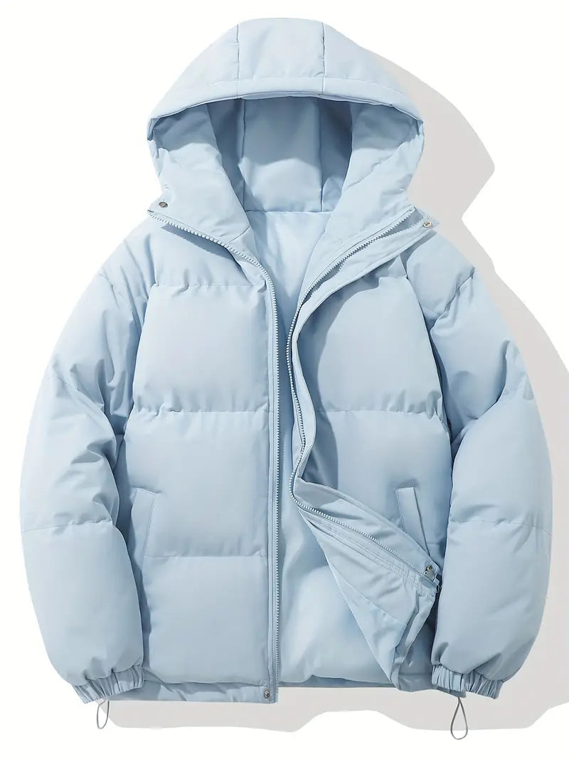 Unareth | Women's Puffer Jacket Quilted Hooded Winter Outdoor