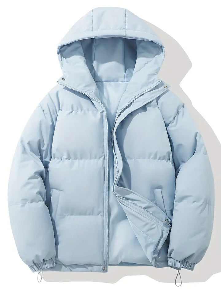 Unareth | Women's Puffer Jacket Quilted Hooded Winter Outdoor