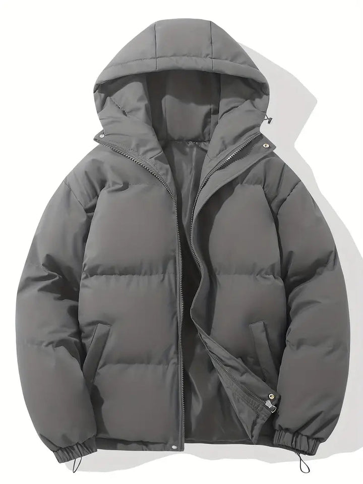 Unareth | Women's Puffer Jacket Quilted Hooded Winter Outdoor